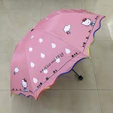 Payung Lipat 3 Karakter  Hello Kitty Dewasa Payung Rosida