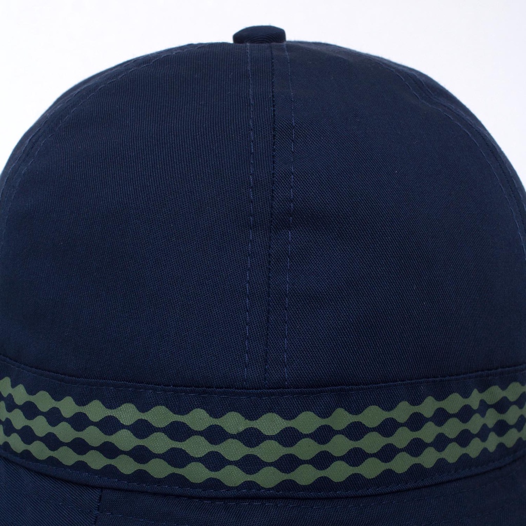 Screamous GOOD VIBRATIONS Hat Bucket TANAKA NAVY BLUE Topi Pria