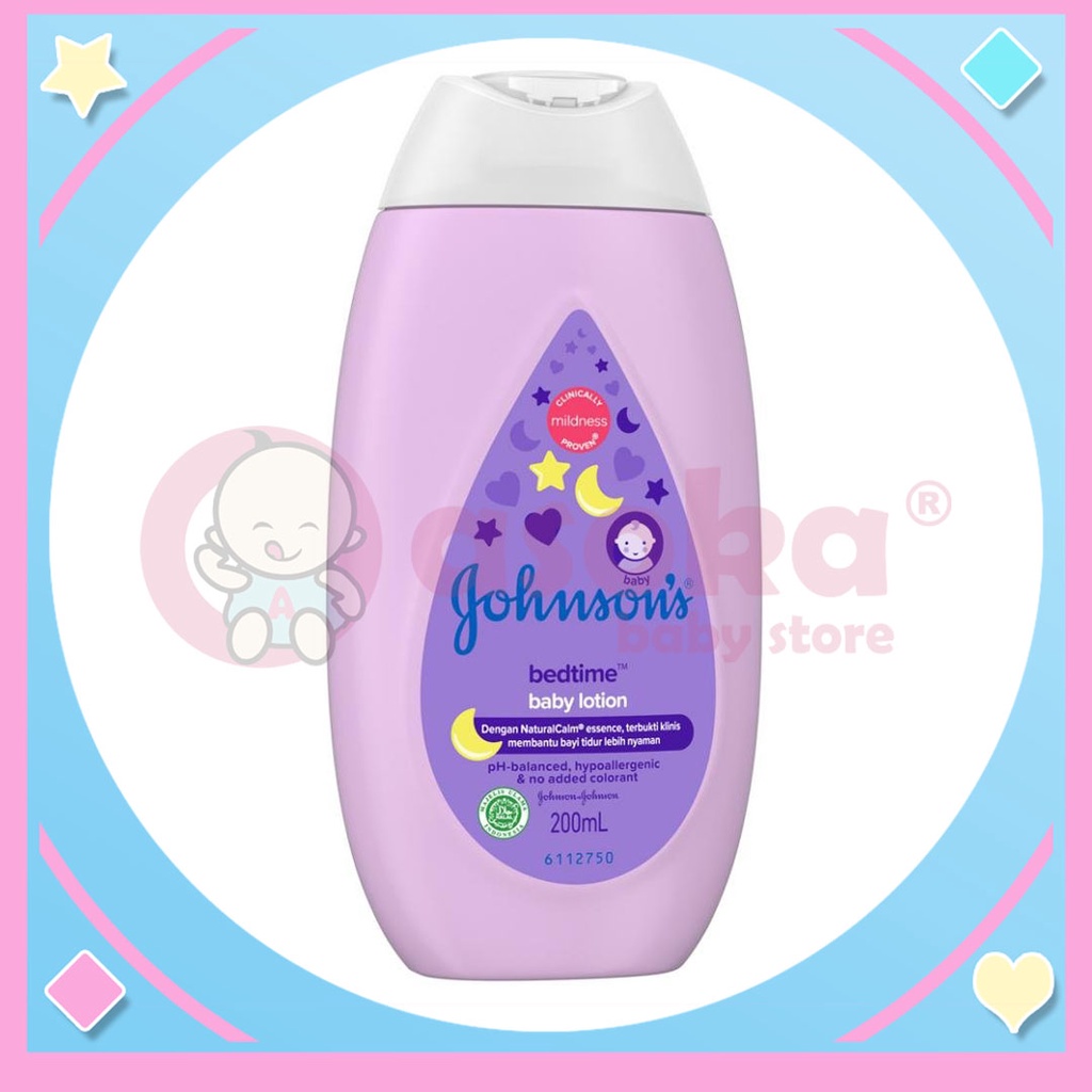 Johnson's Baby Lotion Bedtime Isi 100ml / 200ml ASOKA