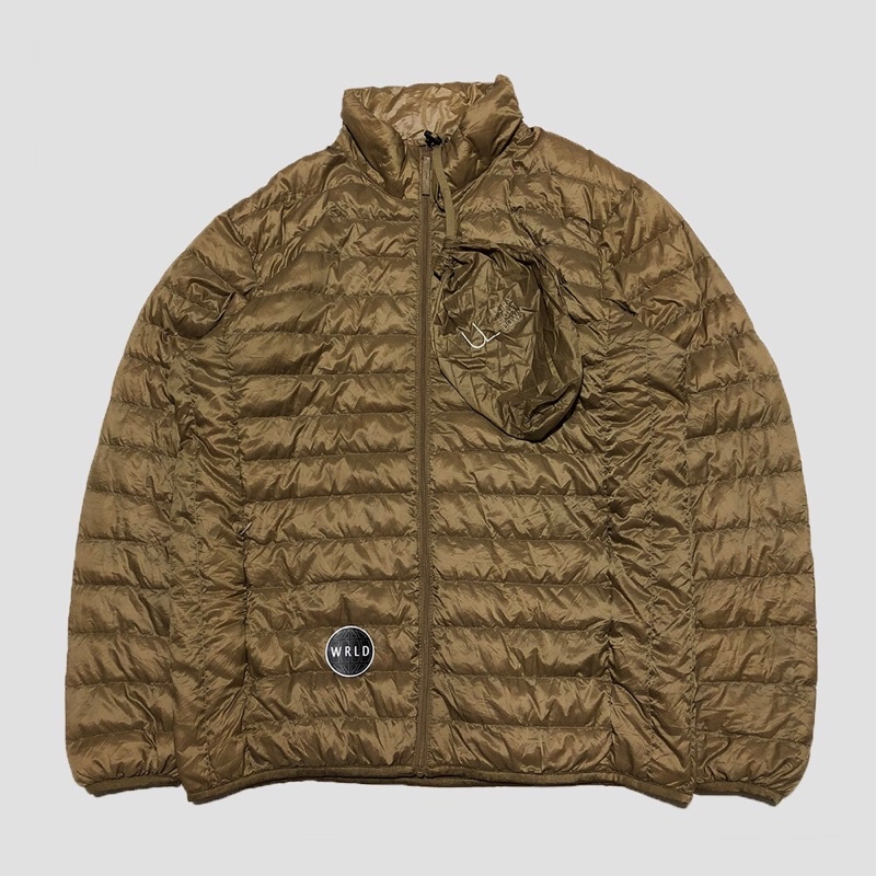 Jacket Uniqlo Ultralight Down Beige Bulang Bulu angsa second bekas ut ul uni seamless