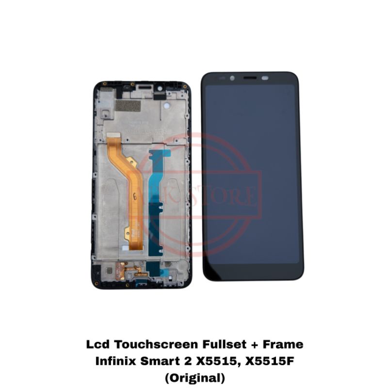 LCD TOUCHSCREEN FULLSET + FRAME INFINIX SMART 2 X5515 X5515F ORIGINAL