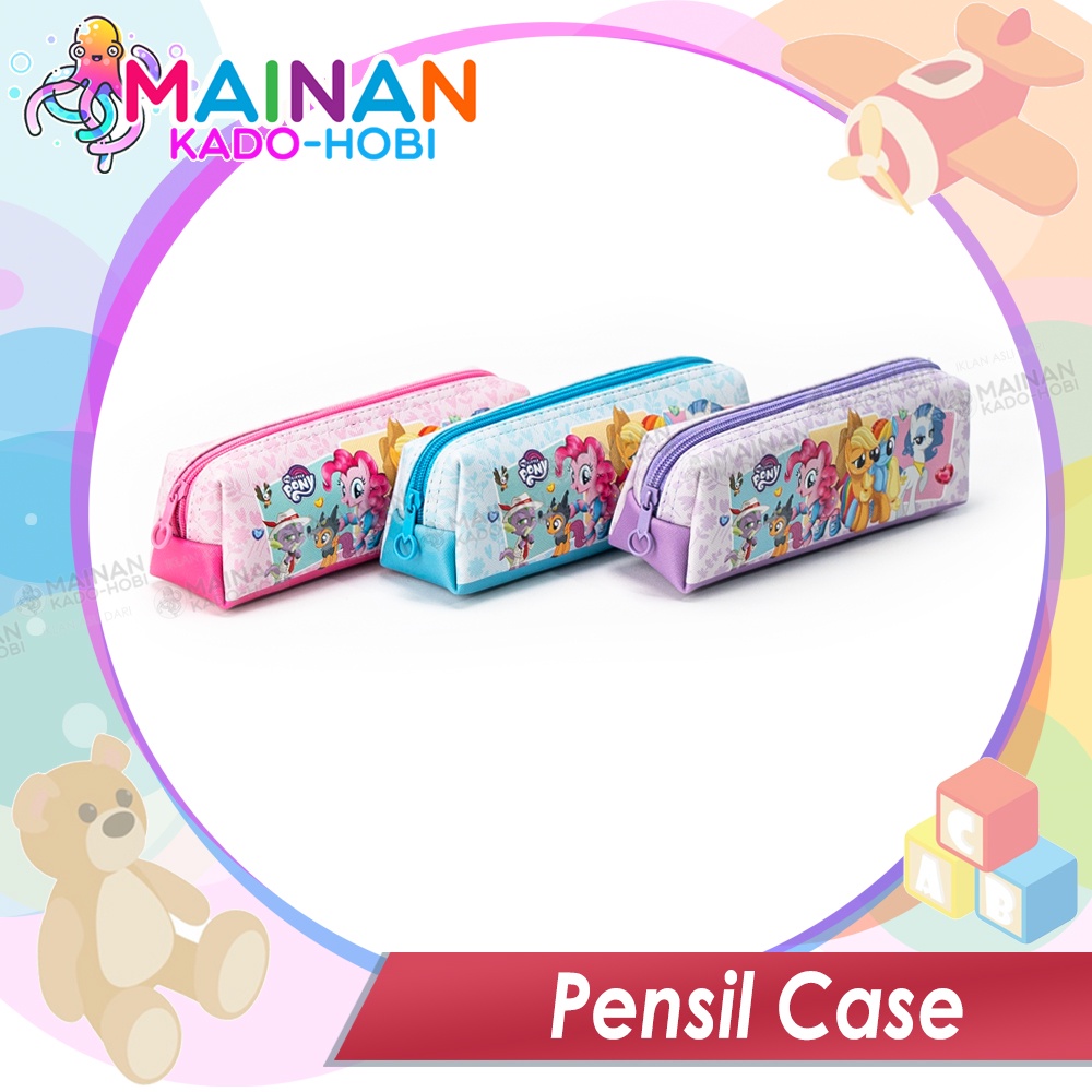 TEMPAT KOTAK PENSIL ANAK PEREMPUAN KARAKTER LITTLE PONY UNICORN