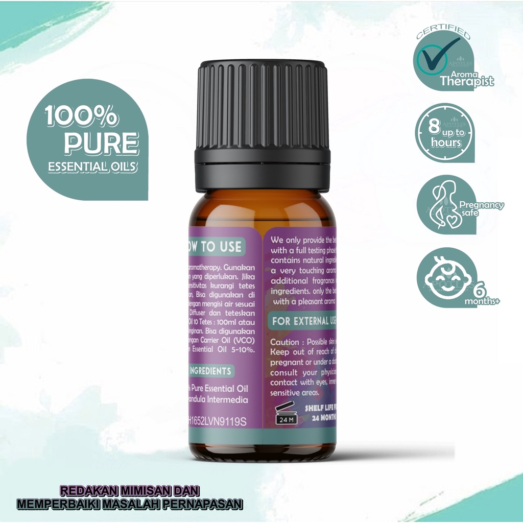 Lavandin Essential Oil - Minyak Aromaterapi Bunga Lavandin Oil 10ml