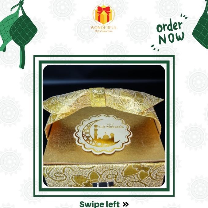 

Hardbox Hampers Lebaran Kotak Laci Gold 2 Tingkat Premium 15X15X15 067