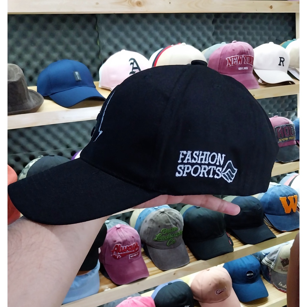 Topi Baseball Logo A Import Fashion Olah Raga Pria dan Wanita Korea Premium Distro Quality
