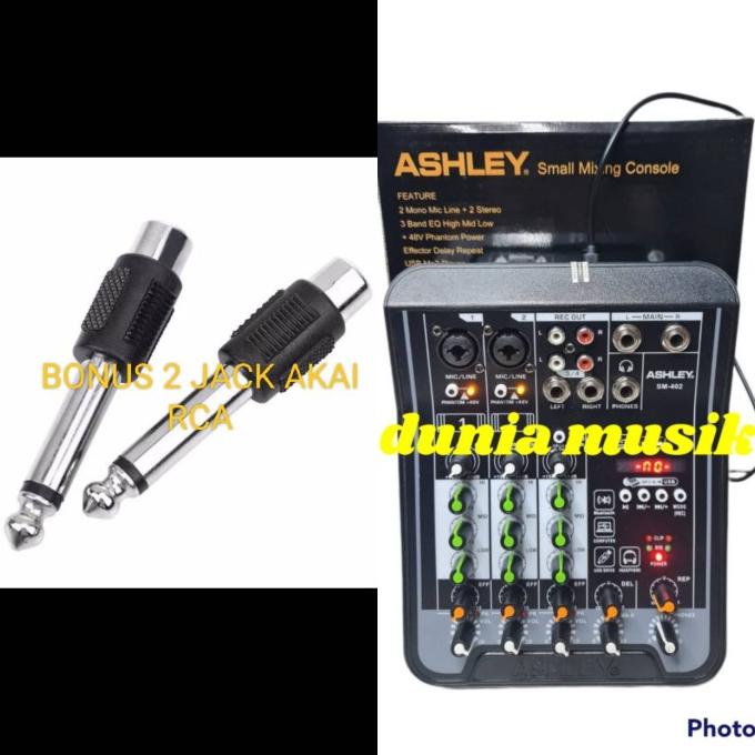 mixer ashley sm402 sm 402 4 channel original MURAH