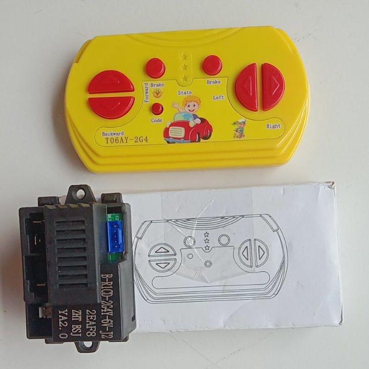 ♂ Remot mobilan Aki Receiver mobil anak PMB sparepart ✰