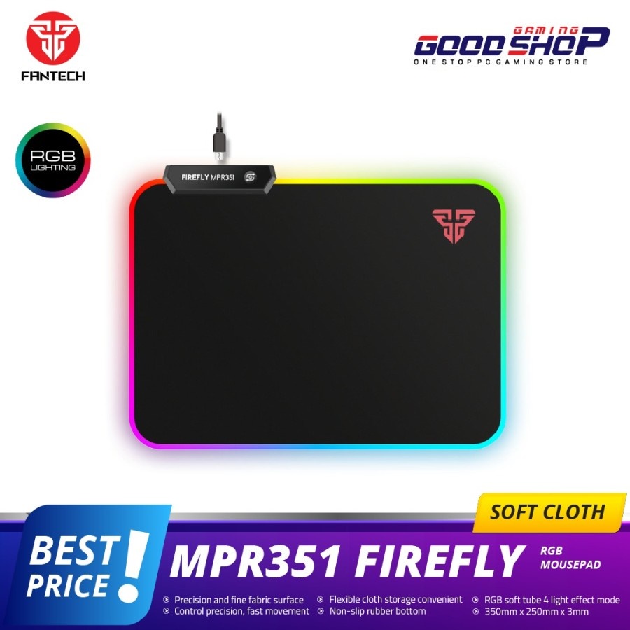 Fantech MPR351 Firefly - RGB Gaming Mousepad