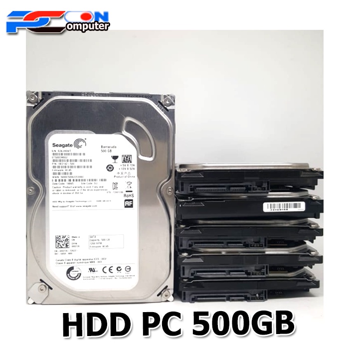 HDD Hardisk Harddisk INTERNAL PC 3.5 inch 500GB SATA seagate slim