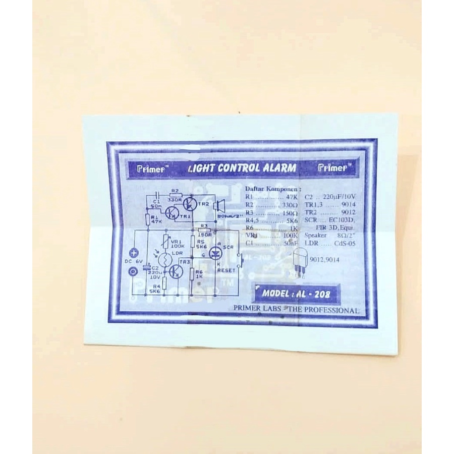 PCB Light Control Alarm (AL 208)