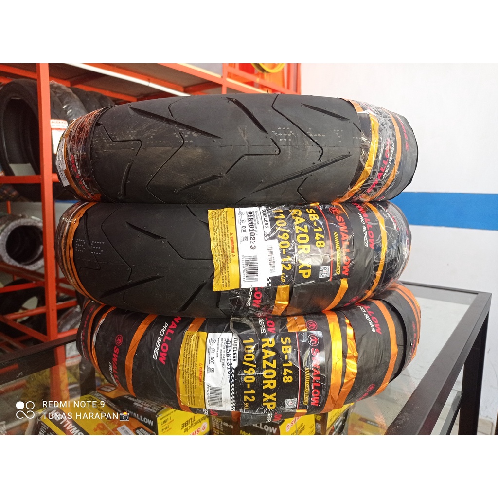 BAN LUAR SWALLOW RAZOR XP SB-148 TUBELESS SOFT COMPOUND RING 17