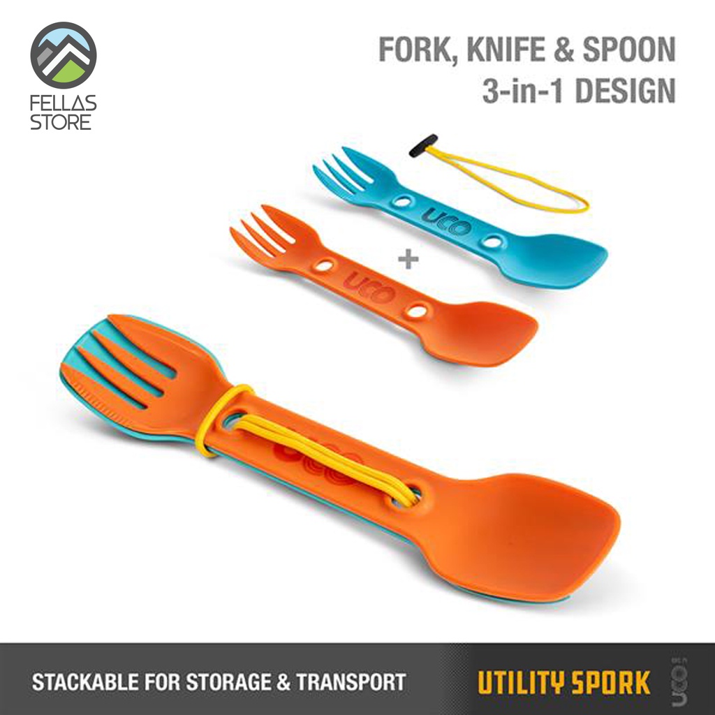 UCO Gear - ECO Utility Spork 2 Pack Mustard