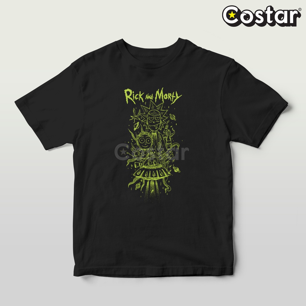 Kaos Costarstore - Green Outline - Ricky And Morty