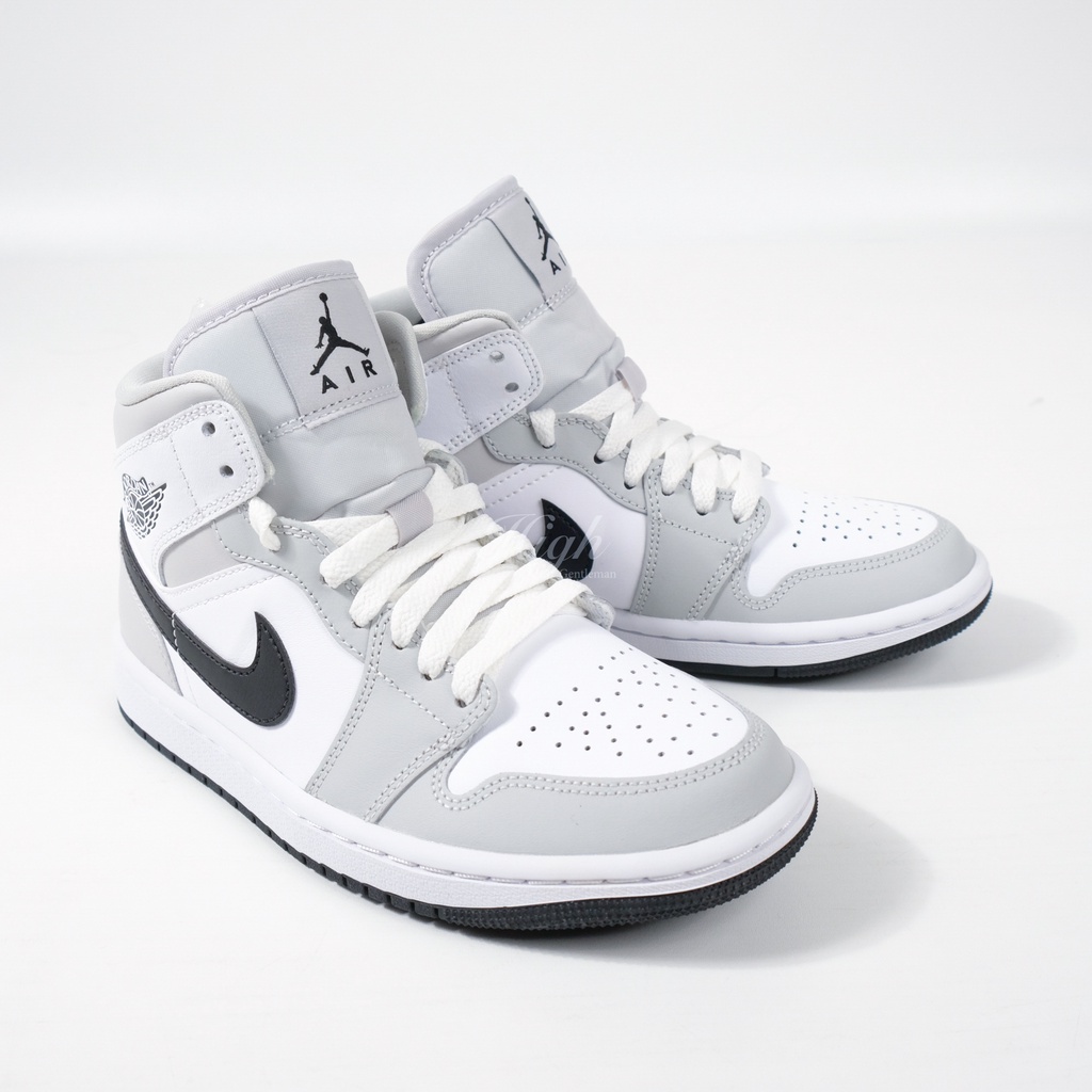 Air Jordan 1 Mid Light Smoke Grey (W) BQ6472-015