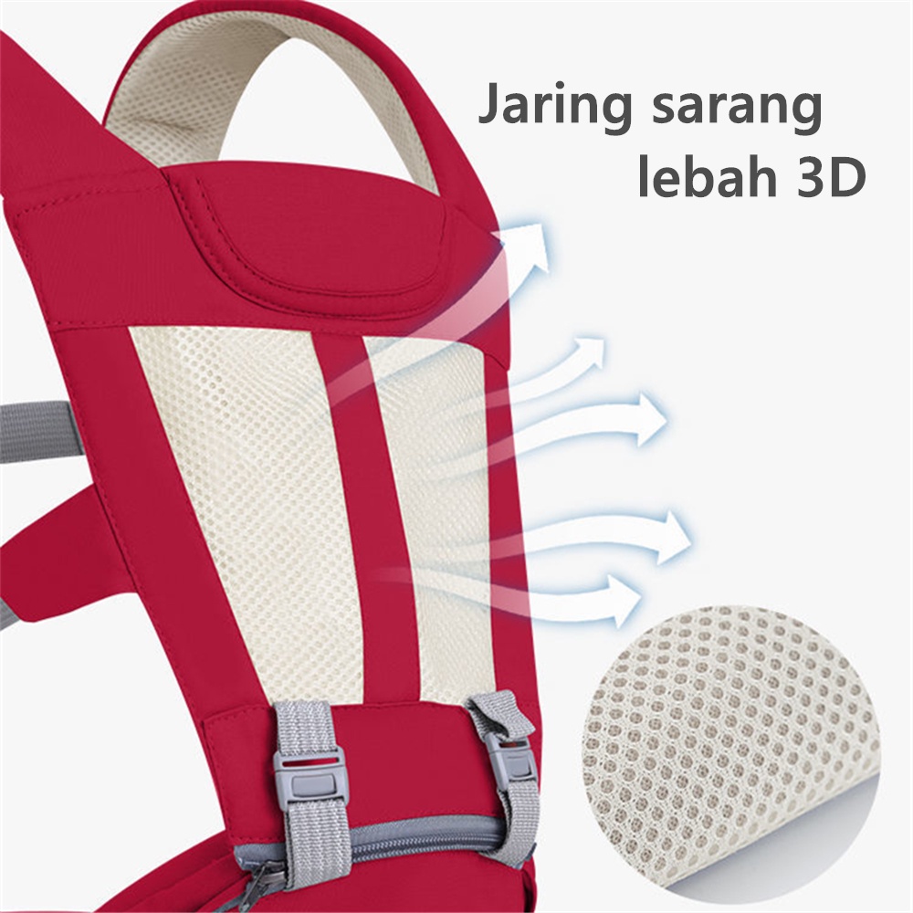 Gendongan Bayi 0-36 bulan / Gendongan Bayi Depan Hipseat / Baby Carrier / Hipseat Bayi Tuturul / Perlengkapan Bayi