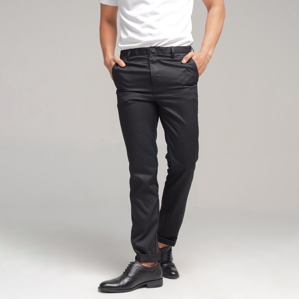 ORCA - Celana panjang Union (Non Stretch) Long Chino Black