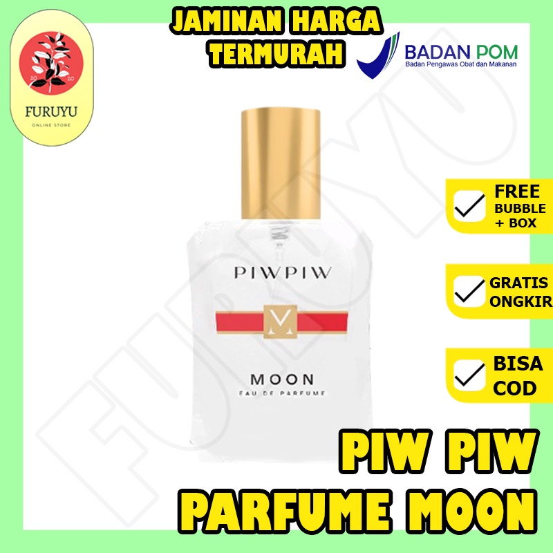 Parfum Penghilang bau Penarik pemikat pria Piw Piw Moon Eau De Parfume Aroma Tahan Lama Awet Original BPOM