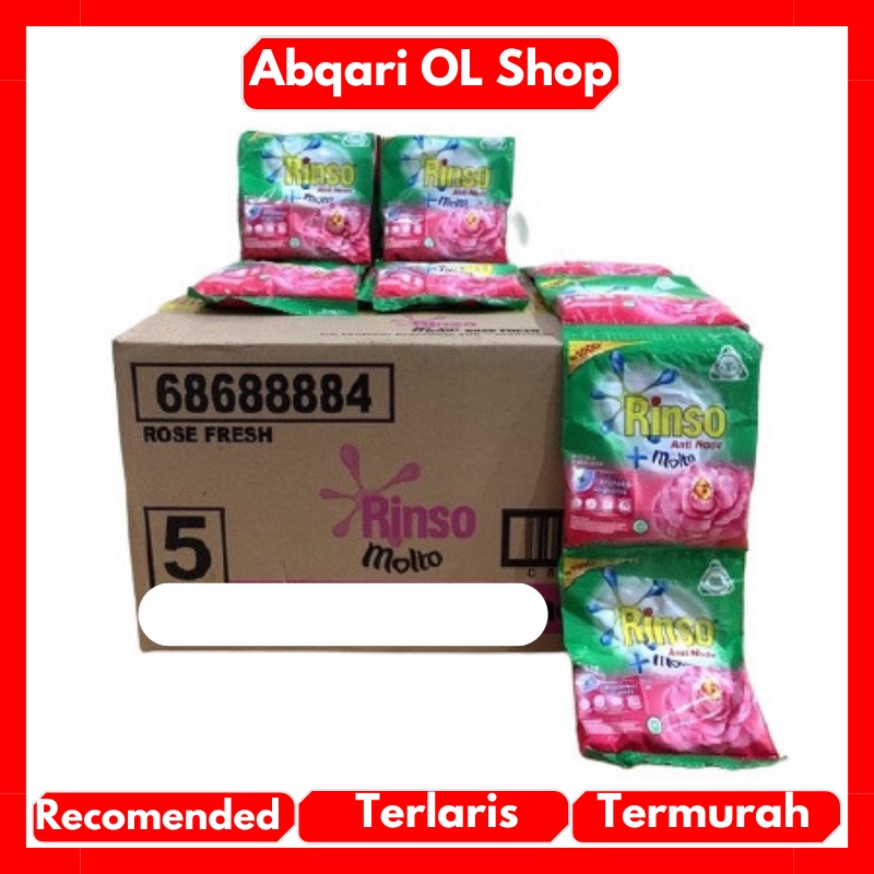 Rinso Detergen Bubuk Anti Noda + Molto 38gr Dapat 1 Dus 126 Sachet