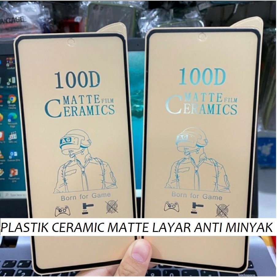 REALME C53 C55 C55 NFC C31 C30S C30 C33 C35 ANTI GORES CERAMIC LENTUR MATTE GLARE CLEAR DOFF ANTI MINYAK BAHAN MIKA PLASTIK SCREEN GUARD JELL BUKAN KACA TEMPRED PELINDUNG LAYAR