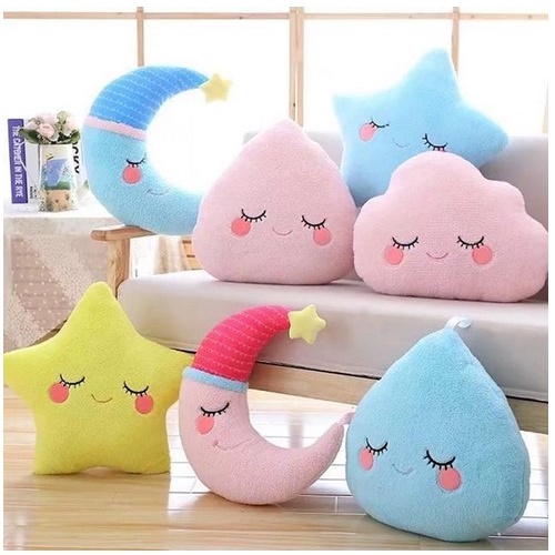 Boneka Bantal Hias AWAN warna warni lucu cocok buat kado