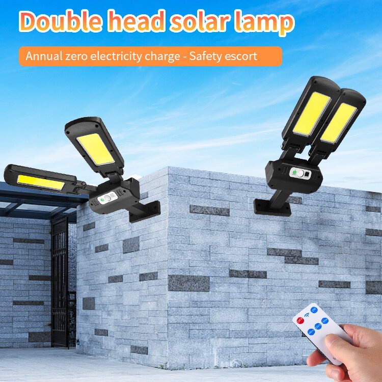 Lampu Tenaga Surya Jalan Outdoor 300Watt IP65 Tahan Air Lampu Jalan Super Terang 180° Tenaga Matahar