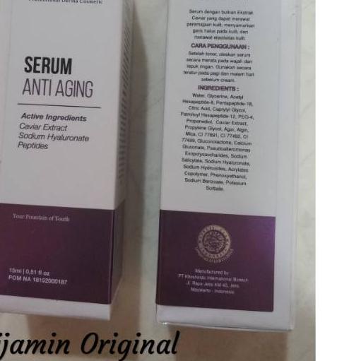 ► Kitoderm serum anti aging / anti penuaan dini / gold serum / peremajaan  ♛