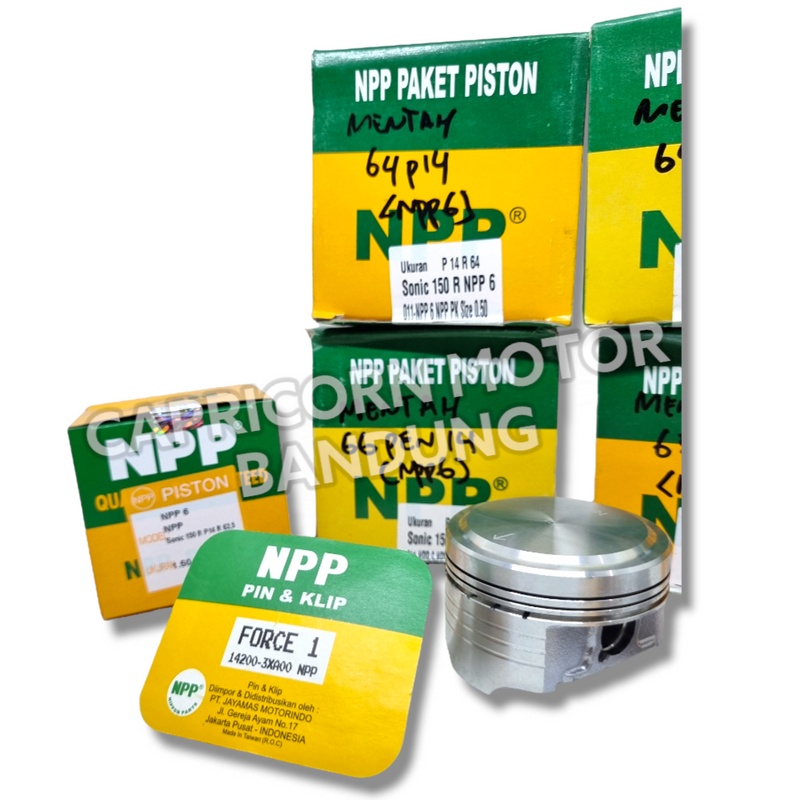Piston Kit MENTAH CUSTOM 63.5 64 64.5 65 PEN 14 NPP6 NPP MENTAHAN