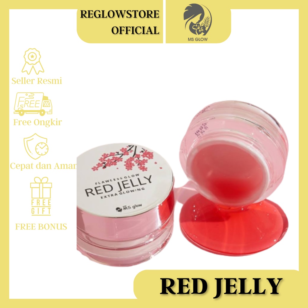 MS GLOW RED JELLY - RED JELLY MS GLOW ORIGINAL ( KEMASAN BARU )