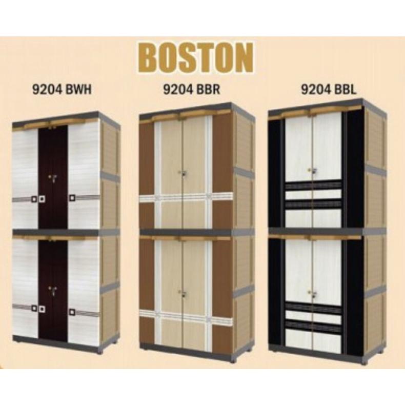 LEMARI PLASTIK MSC BOSTON NAIBA MURAH MERIAH .