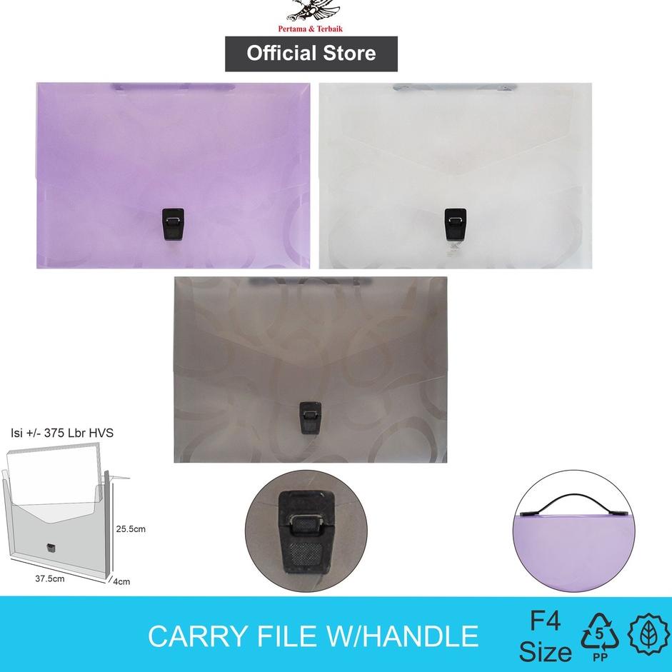 

Promo Terupdate EAGLE Carry File Box With Handle Motif Oval F4 (Folio) / Tas Dokumen / Map Plastik Tenteng