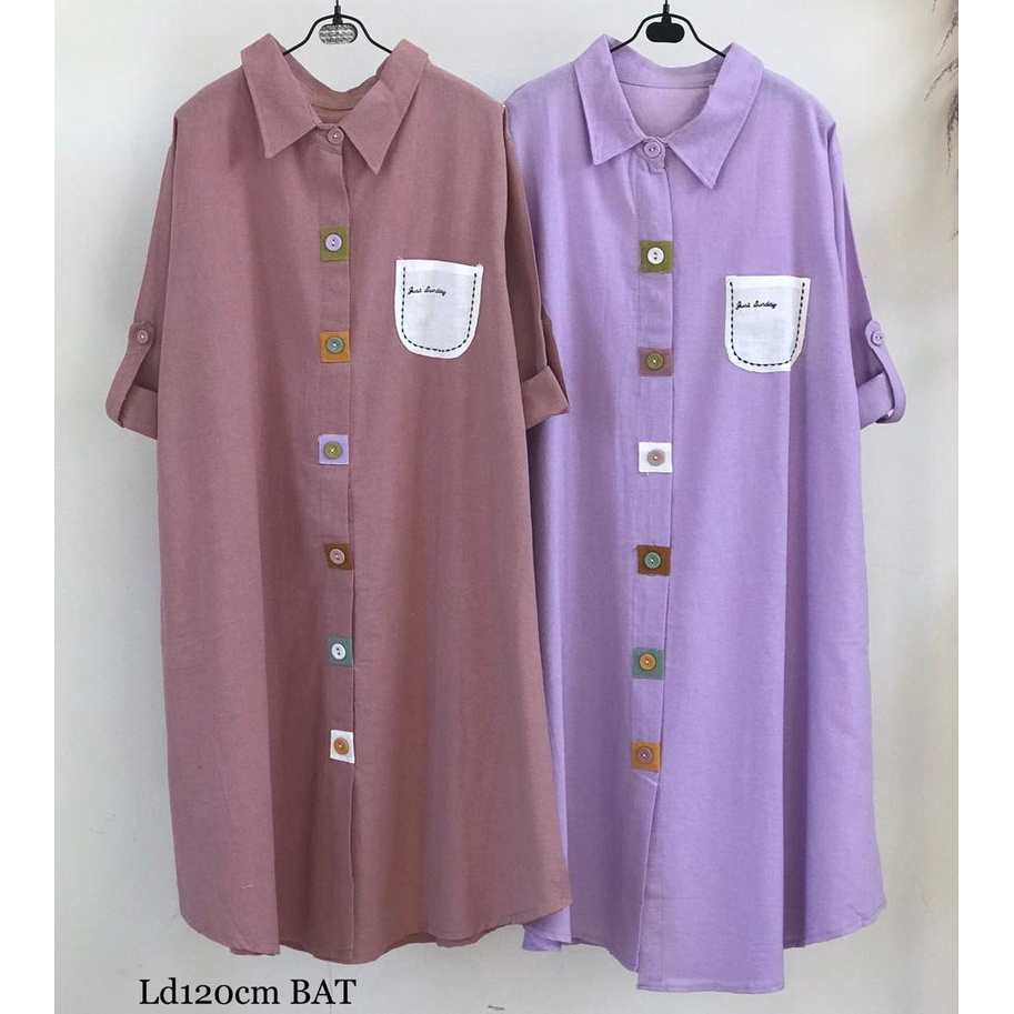 LONG TUNIK POLOS IMPORT BAT