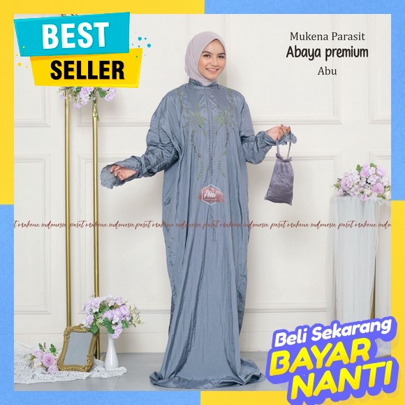 Altalita - Mukena Zanitha Dewasa Daily Travelling 2 In 1 Resleting Free Tas Sajadah Adem Premium Muk