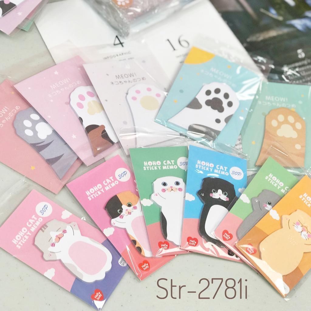 Sticky note animal stick it post it memo sticky note panda kucing