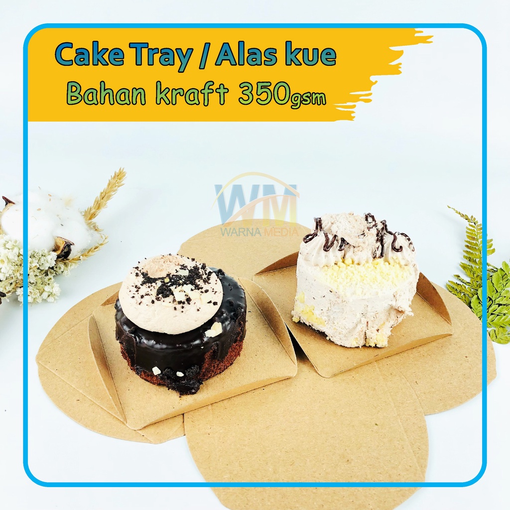 Alas Kue Cake / Tatakan kue / Tatakan Tray Mini Cake / Alas Tray Cake