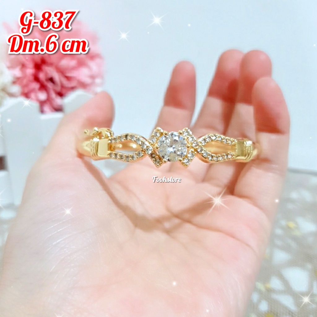 GELANG MODEL BANGLE DEWASA PERHIASAN XUPING/G-837/G-869