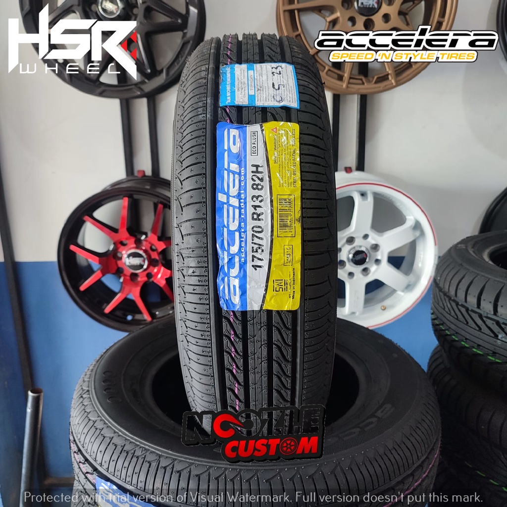 Ready stock Ban Mobil Sedan Ring 13 Murah Ban Merk ACCELERA ECO PLUSH 175 70 R13 Tubeless Daerah Mad