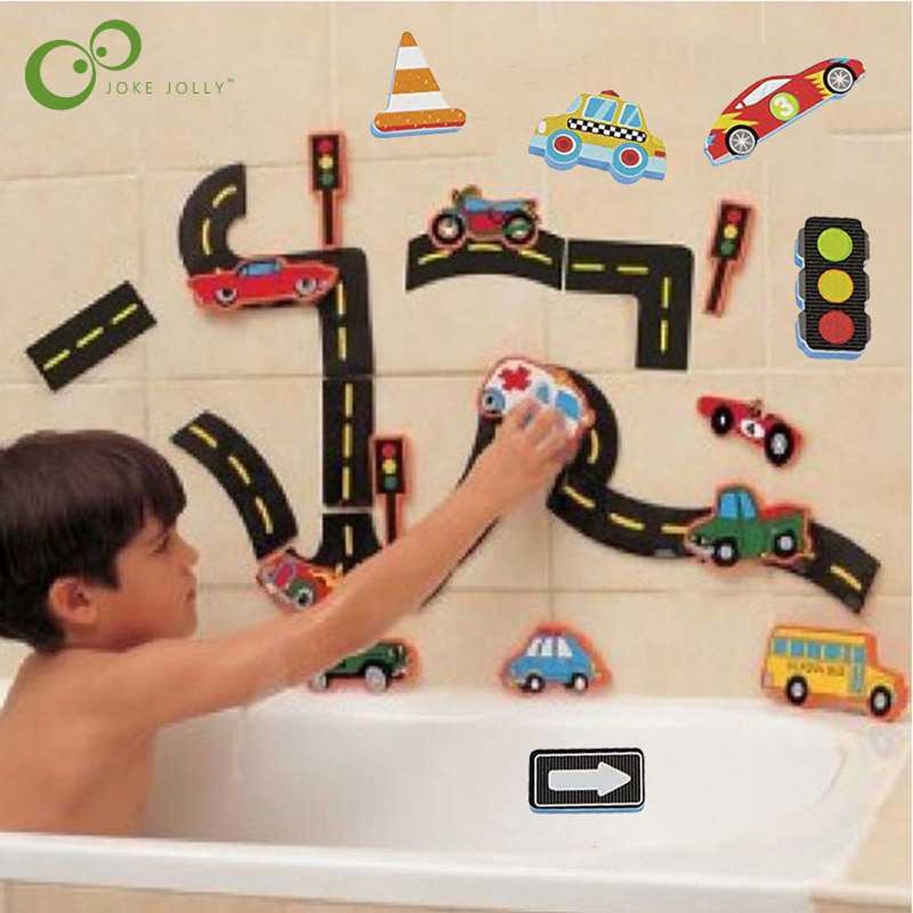 Mainan Anak Bathroom Water Toys Traffic - JK-779 - Black