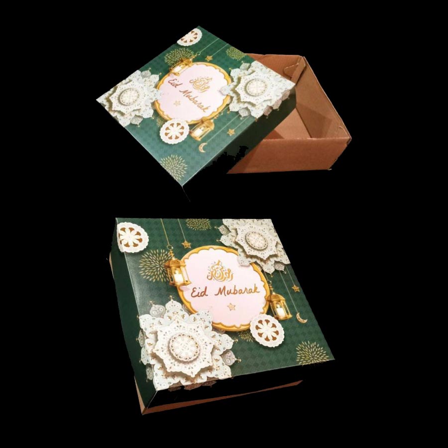 

5 Pcs Box Cake Lebaran Idul Fitri Ukuran 25x25x10 cm Kardus Kue Bolu Brownies Lapis Legit Dus Kotak Hampers