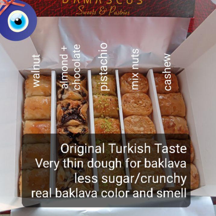 

♗ Damascus Baklava Turki Premium Kemasan Baru ✫