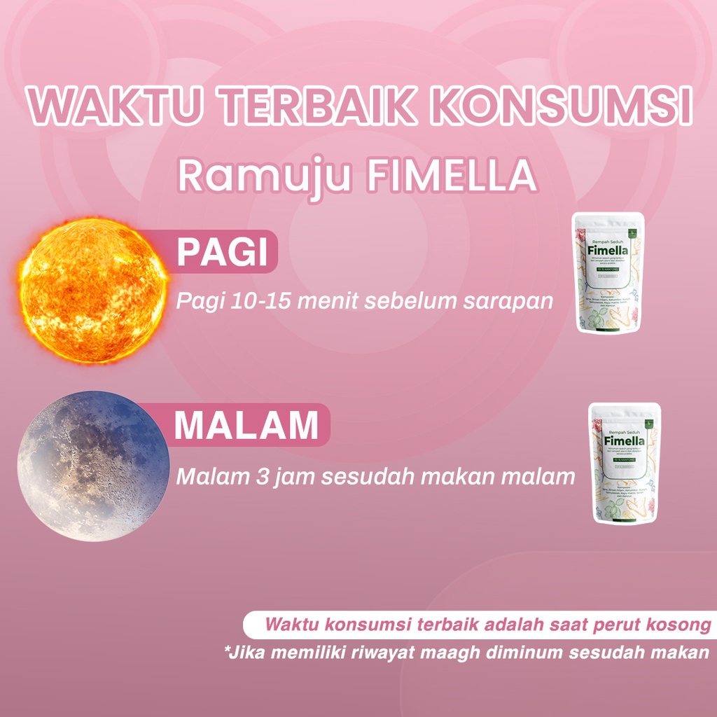 Ramuju Fimella - Paket 15 Hari Ramuan Penambah Berat Badan | Energy Booster &amp; Penambah Nafsu Makan