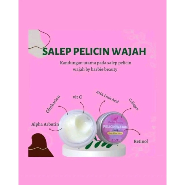 CREAM PELICIN WAJAH | SALEP PELICIN WAJAH BARBIE BEAUTY