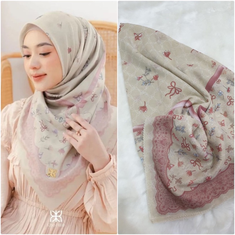 SADEAN HIJAB VOAL MOTIF TERBARU//SIZE 110X110 CM BISA COD HIJAB VOAL MOTIF PITA SERIES