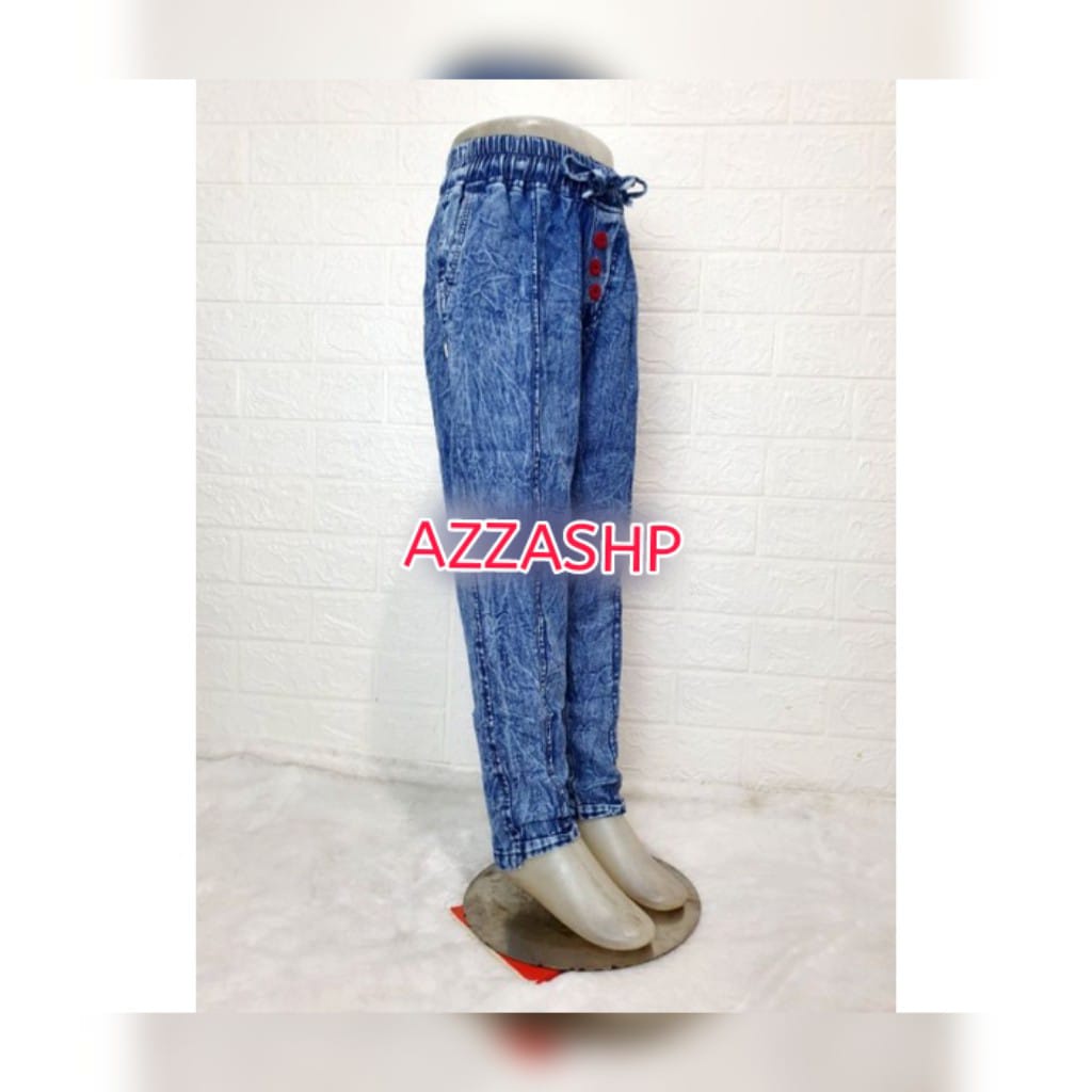 Celana Baggy Pants Jeans Snow Anak Perempuan Umur 3-13 Thn