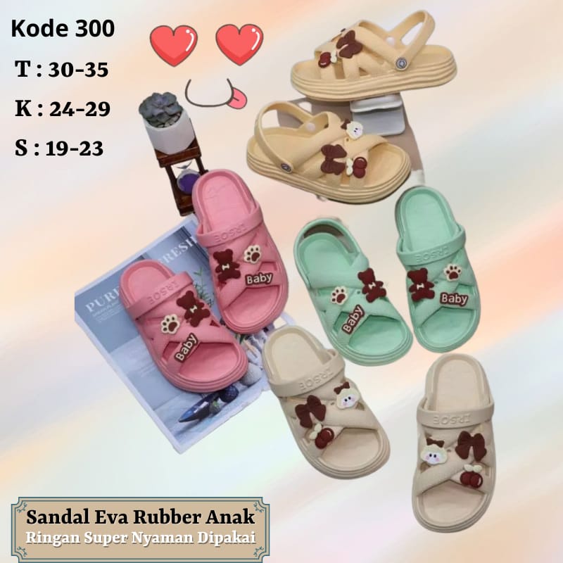 Sandal Anak Eva Rubber Trendy kode 300