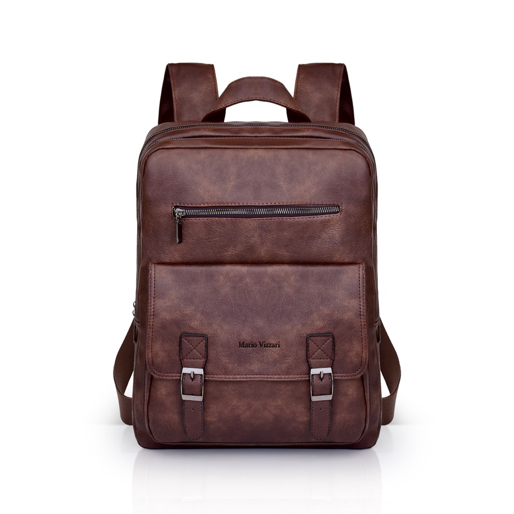 Tas Ransel Pria Kulit Mario Vizzari Bromine (S800) - Laptop