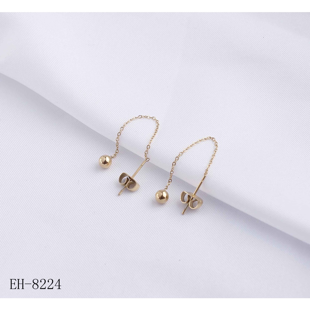 Anting Titanium Biji Bola Perhiasan Wanita Jewelry 8224/1423