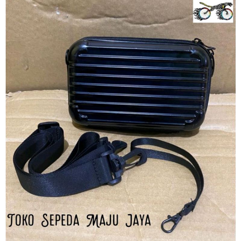 tas koper Depan united HC-001 frontblock sepeda lipat folding bike Front block hitam Hard Case