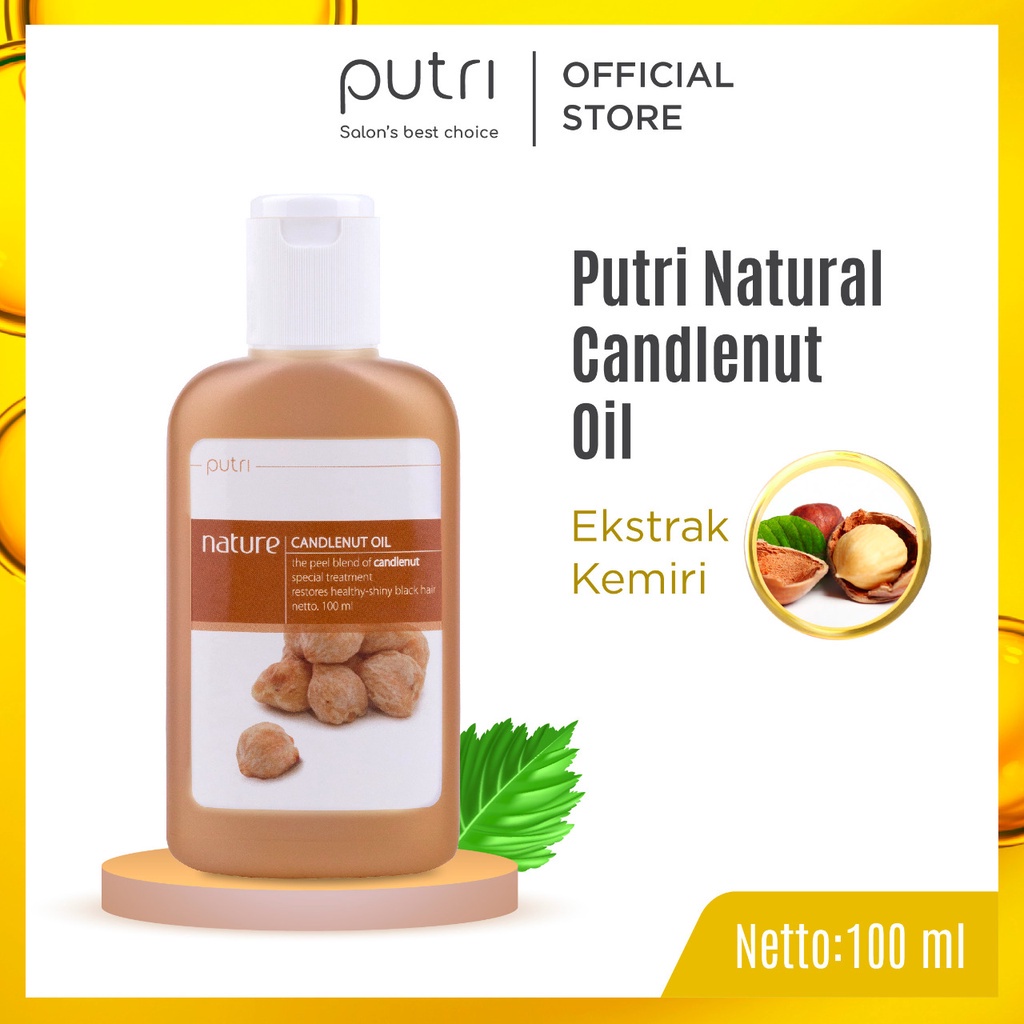 PUTRI Candlenut Oil (Kemiri Murni), 100 ml