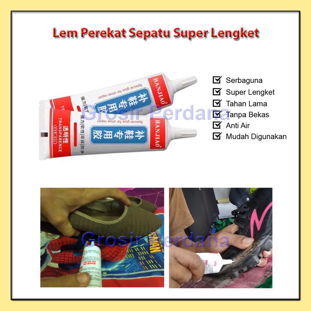 Lem Perekat Sepatu/Tas Super Kuat Tahan Air Penambal Tas Sepatu