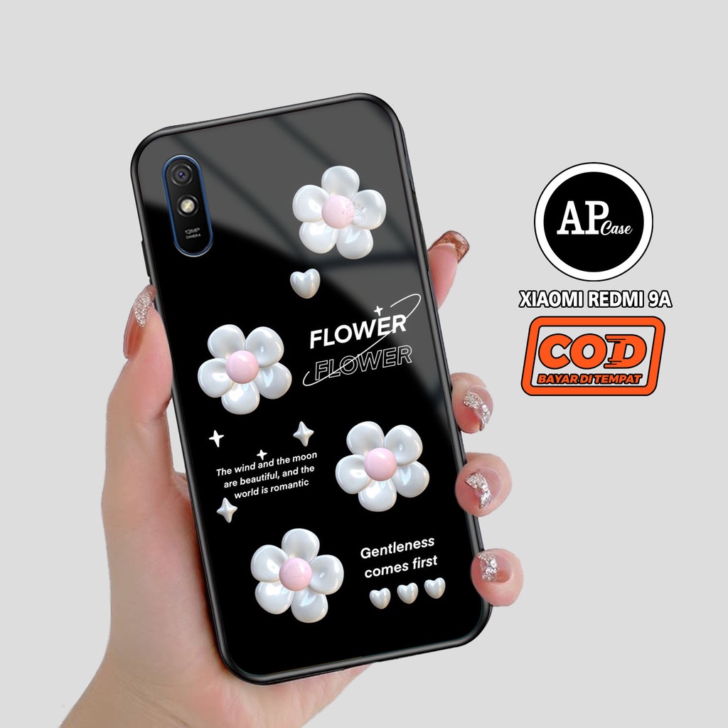 Case XIAOMI REDMI 9A Casing Hp XIAOMI REDMI 9A - Case Motif Flower Terbaru - Softcase Hp - Custom Ca
